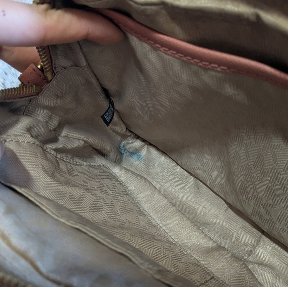 Michael Kors Pink Crossbody Jet Set Purse Saffiano Leather - Picture 12 of 12